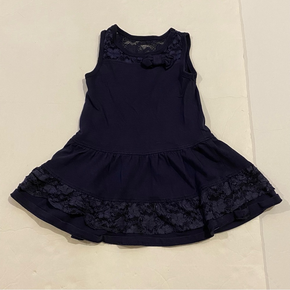 4/$20 Penny M navy sleeveless dress 2T xox